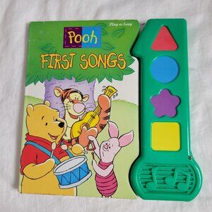 Disney Book Winnie the Pooh First Songs 1998 Hardback children's works see video